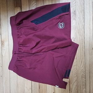 Under Armour Burgundy Athletic Shorts